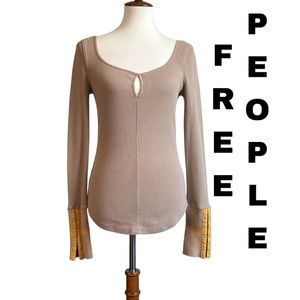 We the Free thermal low cut top